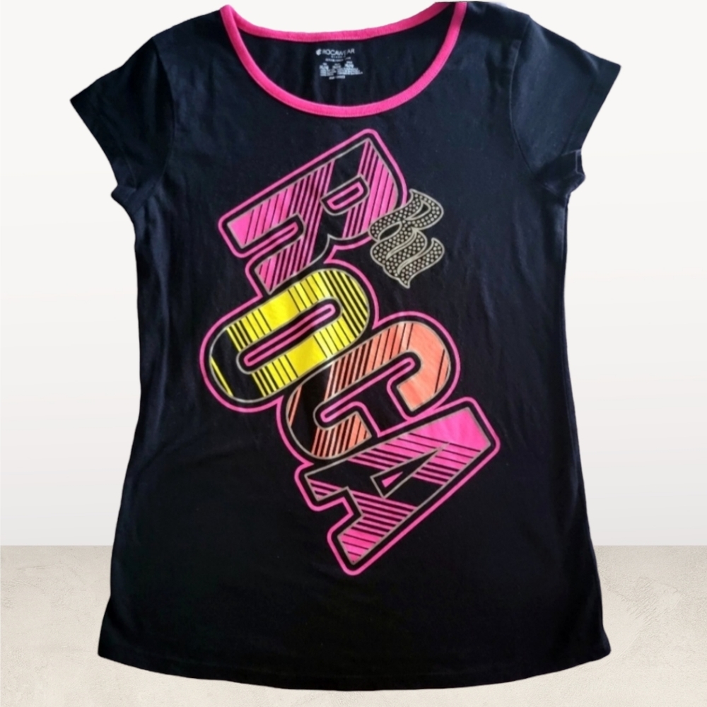 Rare! Y2K Vintage Women's Rocawear Tee